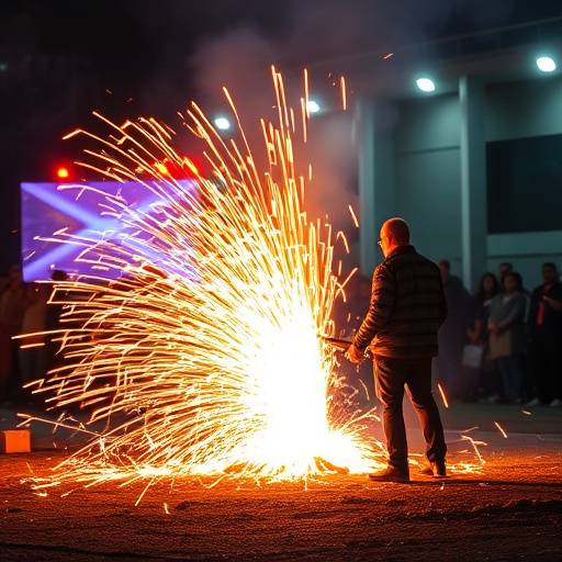 Fotografo che cattura un momento dinamico durante un evento aziendale